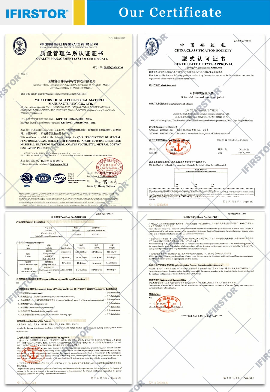 Our Certificate